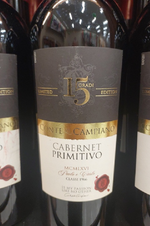 15 Gradi Limited Edition Cabernet Primitivo - Image 1