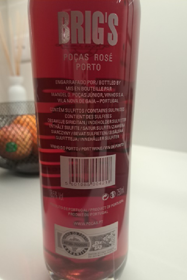 Poças Rosé Porto Brig's - Image 1