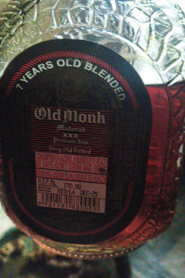 Old Monk XXX Premium Rum - Image 1