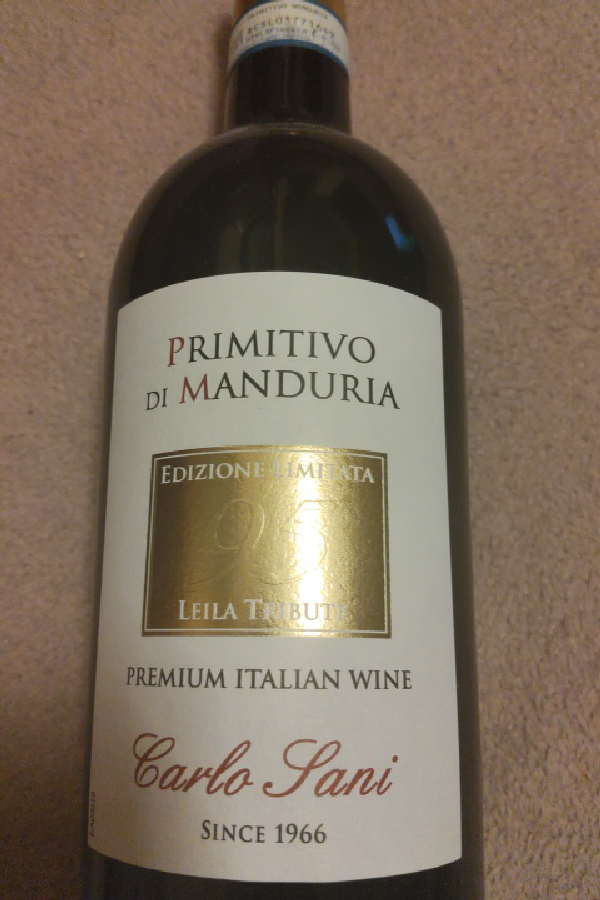 Primitivo di Manduria Edizione Limitata Leila Tribute - Image 1