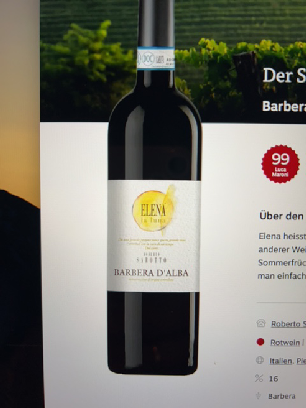 Elena la Luna Barbera D'Alba - Image 1