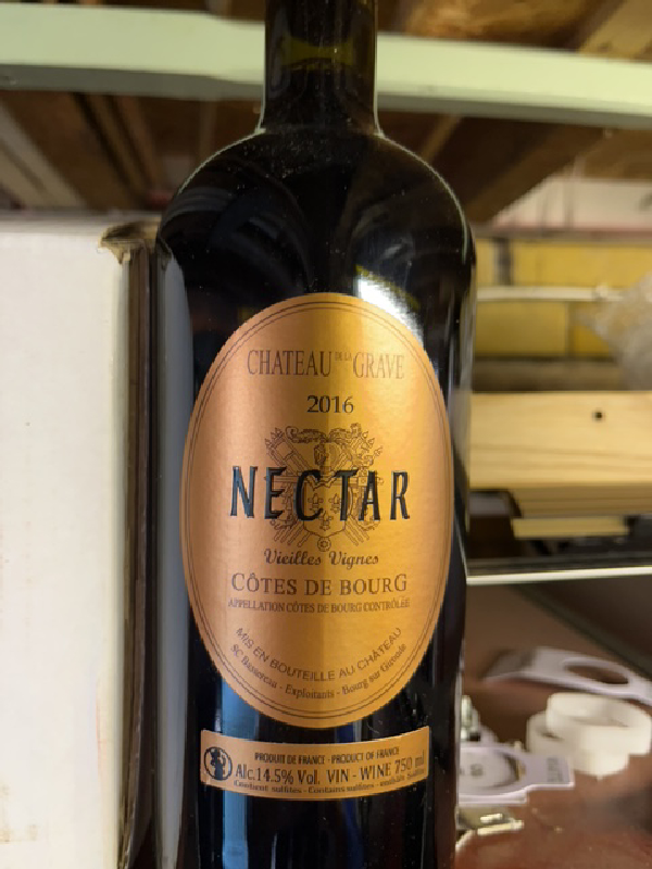 Château de la Grave Nectar Vieilles Vignes Côtes de Bourg - Image 1