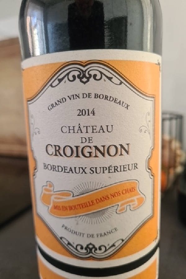 Château de Croignon Bordeaux Supérieur - Image 1