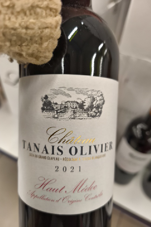 Château Tanais Olivier Haut-Médoc - Image 1