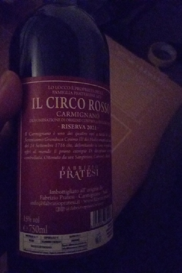 Il Circo Rosso Carmignano Riserva - Image 1