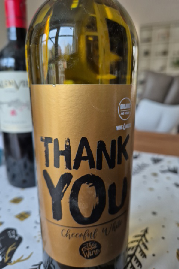 Thank You Cheerful White - Image 1