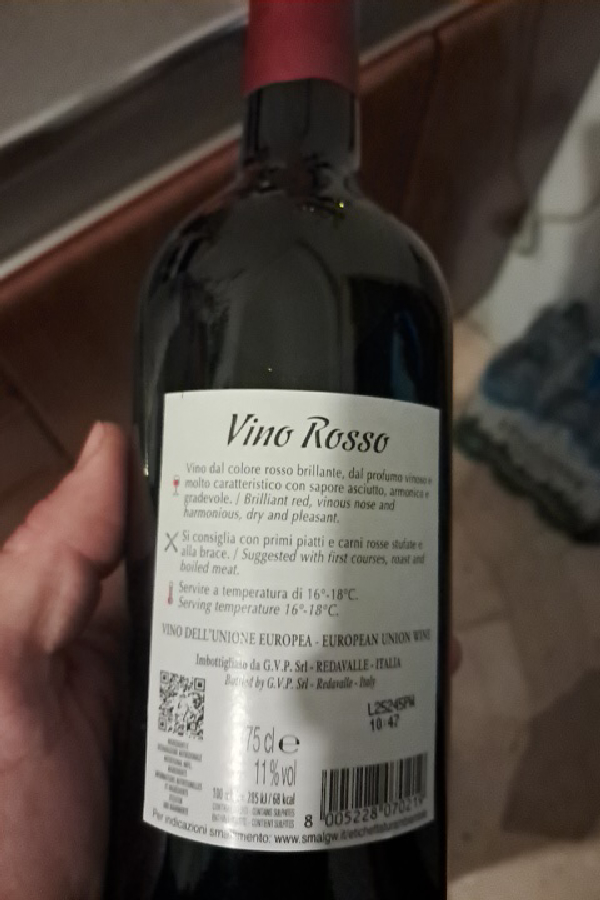 Vino Rosso - Image 1