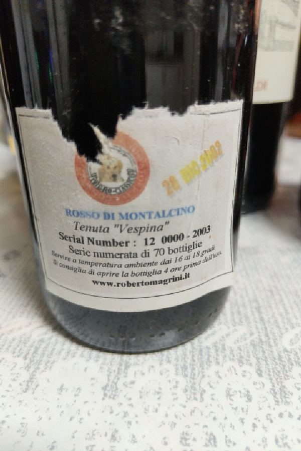 Rosso di Montalcino Tenuta "Vespina" - Image 1