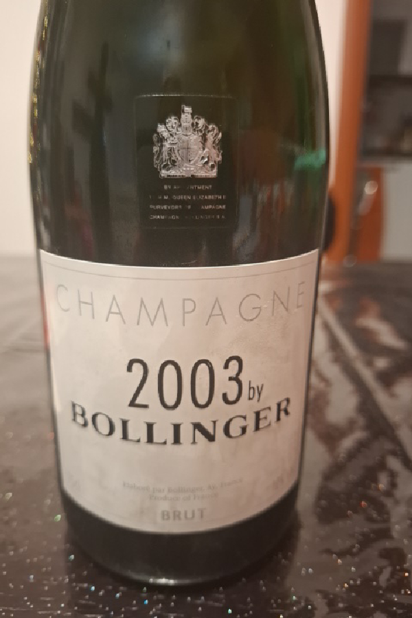 Champagne 2003 by Bollinger - Image 1