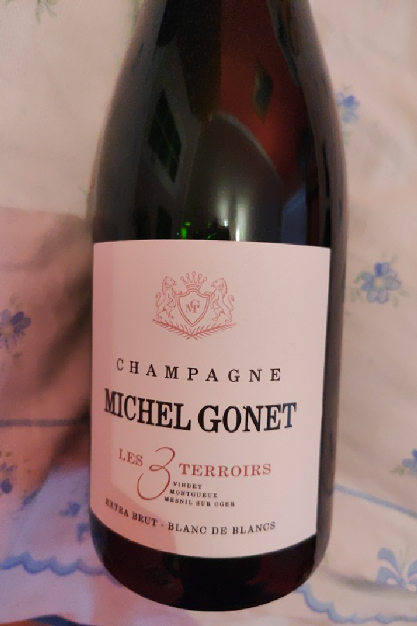 Champagne Michel Gonet Les 3 Terroirs Extra Brut Blanc de Blancs - Image 1