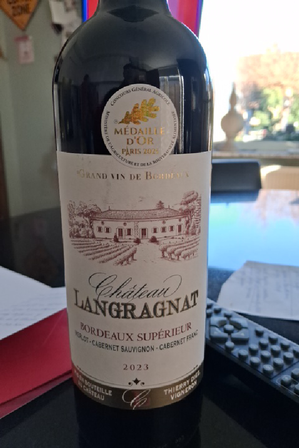 Château Langragnat Bordeaux Supérieur - Image 1