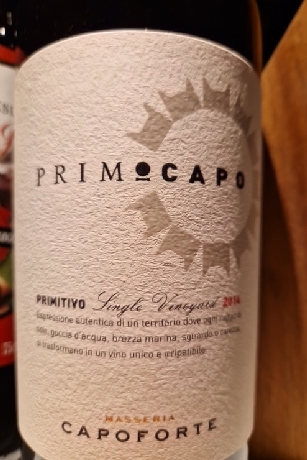 Primocapo Single Vineyard Primitivo - Image 1