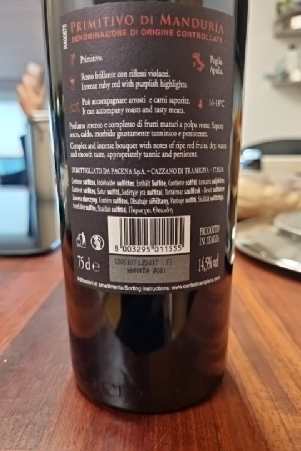 Primitivo di Manduria - Image 1