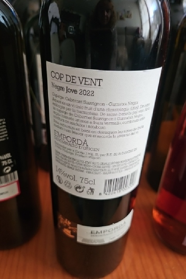 Cop de Vent Negre Jove - Image 1