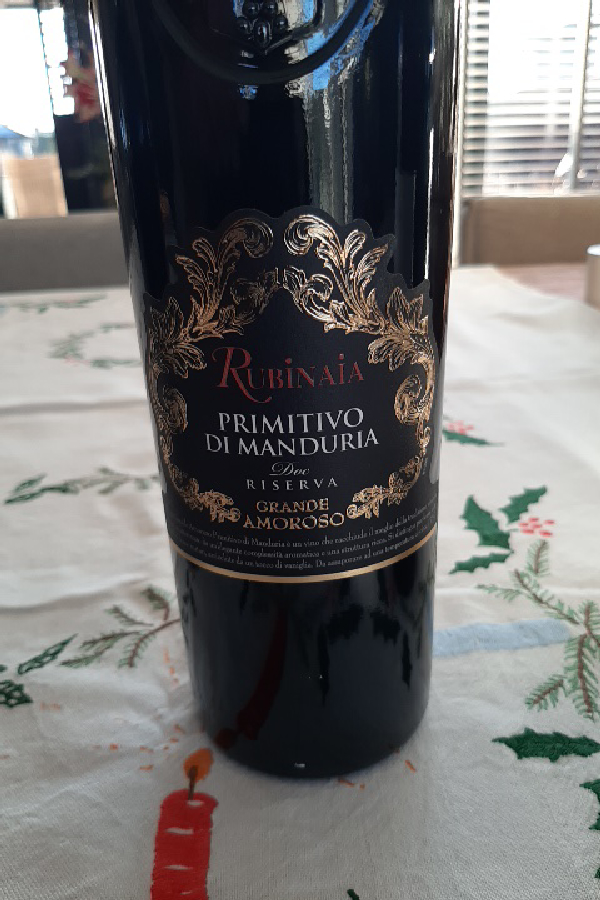 Rubinaia Primitivo di Manduria DOC Riserva Grande Amoroso - Image 1