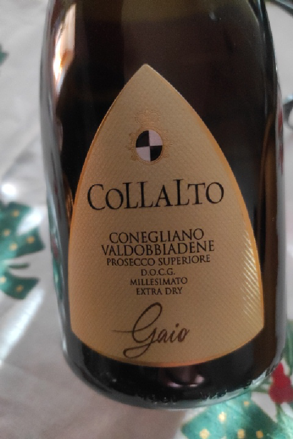 Conegliano Valdobbiadene Prosecco Superiore D.O.C.G. Millesimato Extra Dry Gaio - Image 1