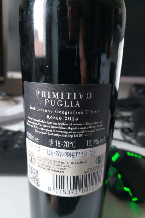 Primitivo Puglia Rosso - Image 1