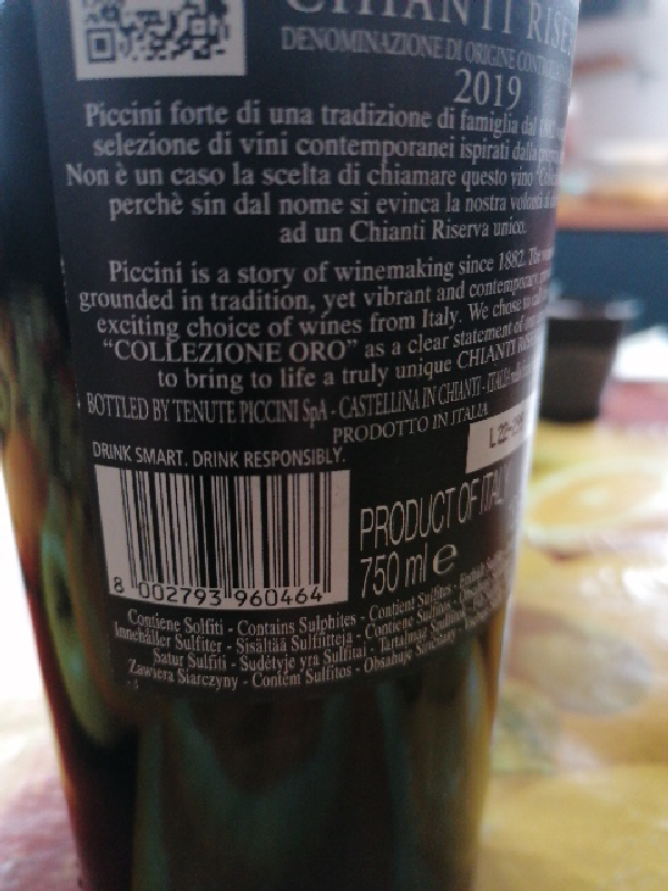 Chianti Riserva Collezione Oro - Image 1