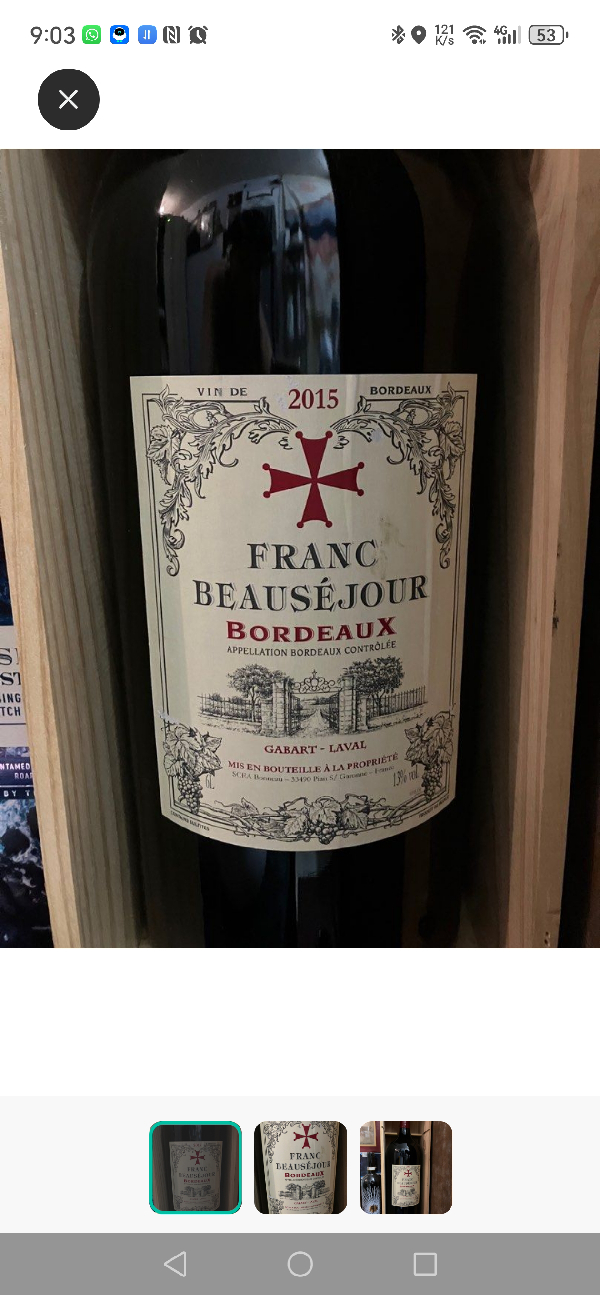 Franc Beauséjour Bordeaux - Image 1