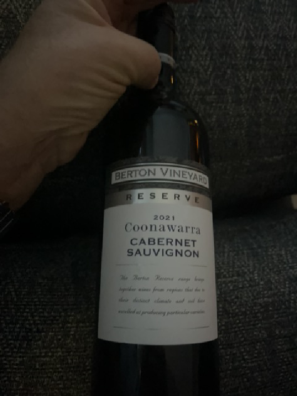 Reserve Coonawarra Cabernet Sauvignon - Image 1