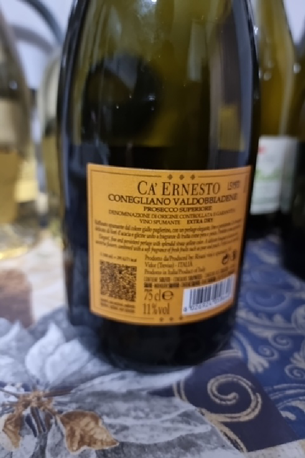 Prosecco Superiore Conegliano Valdobbiadene Extra Dry - Image 1