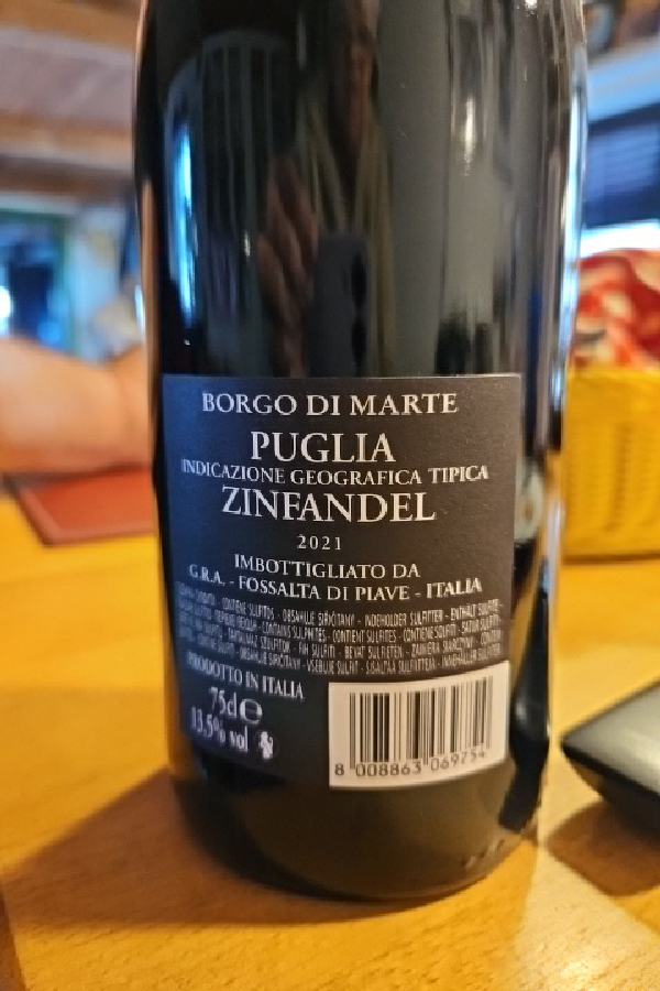 Puglia Zinfandel - Image 1