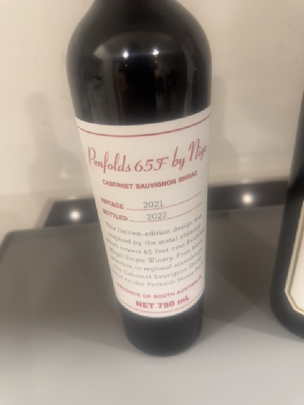 65F by Nigo Cabernet Sauvignon Shiraz - Image 1