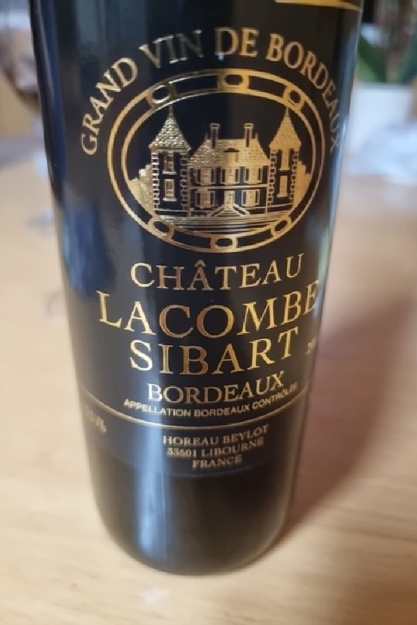 Château Lacombe Sibart Bordeaux - Image 1