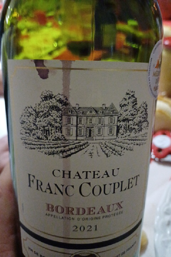 Chateau Franc Couplet Bordeaux - Image 1