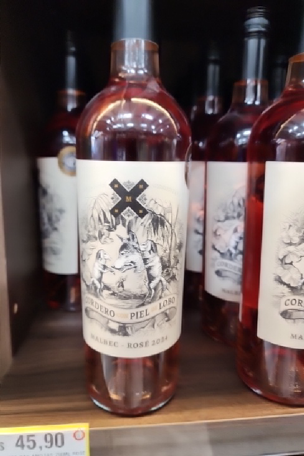 Cordero con Piel de Lobo Malbec Rosé - Image 1