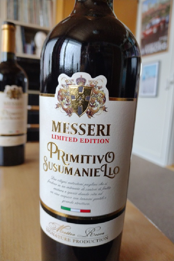 Messeri Primitivo Susumaniello Limited Edition - Image 1