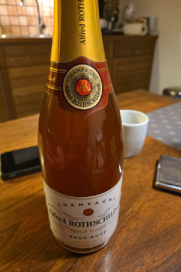 Champagne Alfred Rothschild Brut Rosé - Image 1