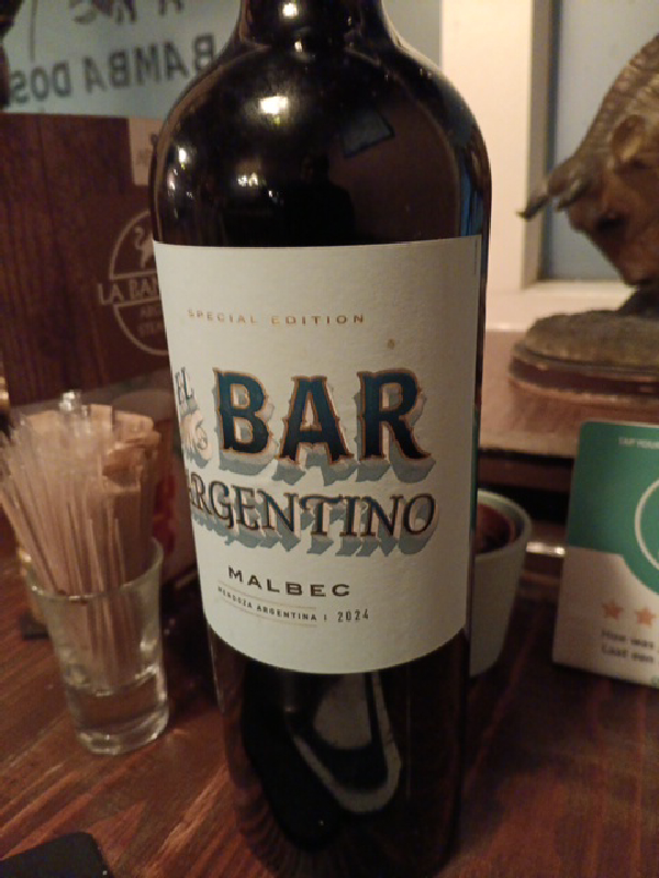 El Bar Argentino Malbec - Image 1