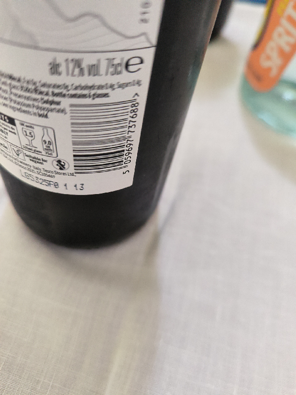 Tesco Wine - Image 1