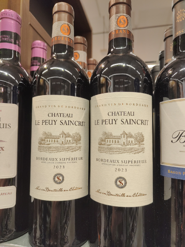 Chateau Le Peuy Sancrit Bordeaux Supérieur - Image 1