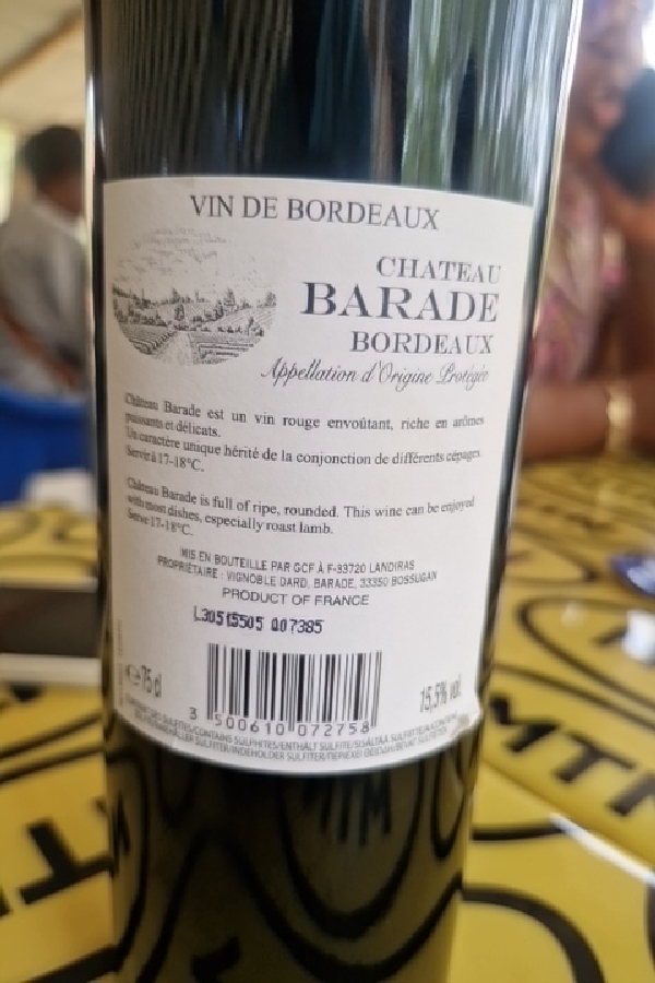 Chateau Barade Bordeaux - Image 1