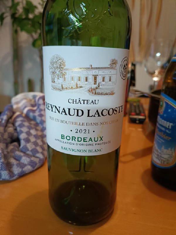 Château Reynaud Lacoste Bordeaux Sauvignon Blanc - Image 1
