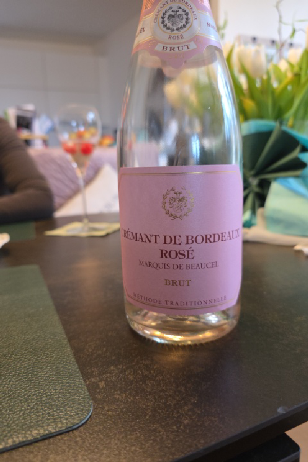 Crémant de Bordeaux Rosé Marquis de Beaucel Brut - Image 1