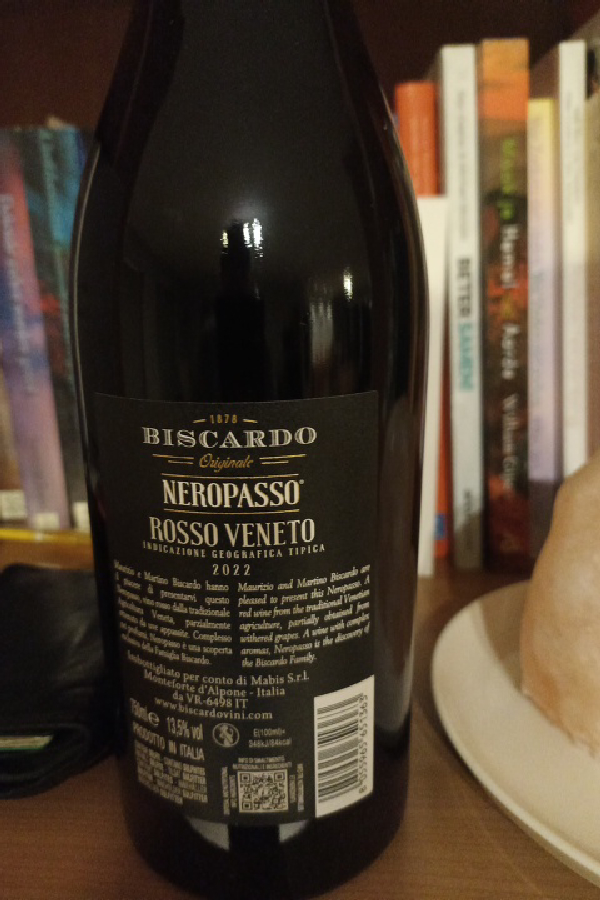 Biscardo Neropasso Rosso Veneto - Image 1