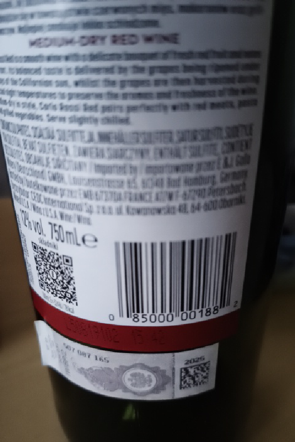 Carlo Rossi Red - Image 1