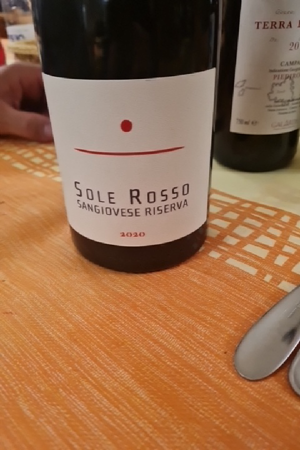 Sole Rosso Sangiovese Riserva - Image 1