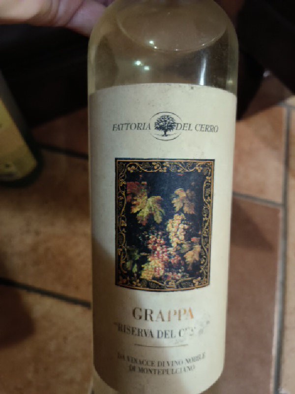 Grappa Riserva del Cerro - Image 1