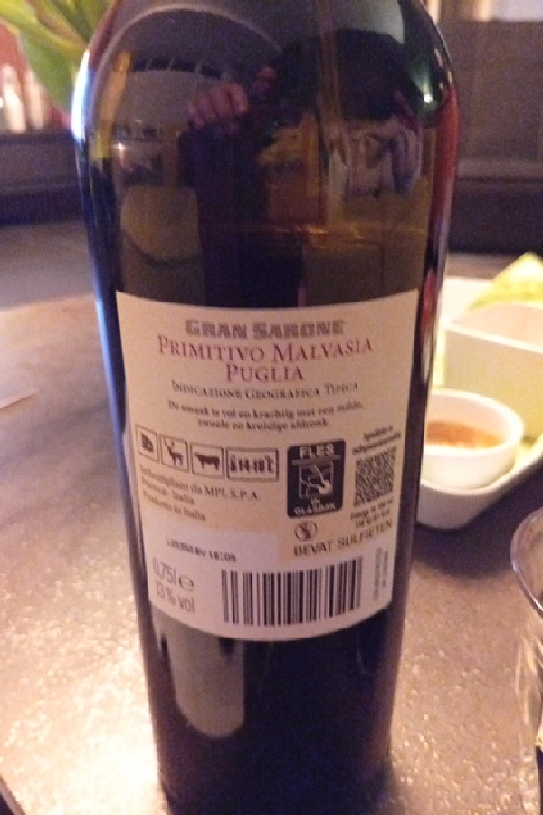 Gran Sarone Primitivo Malvasia - Image 1