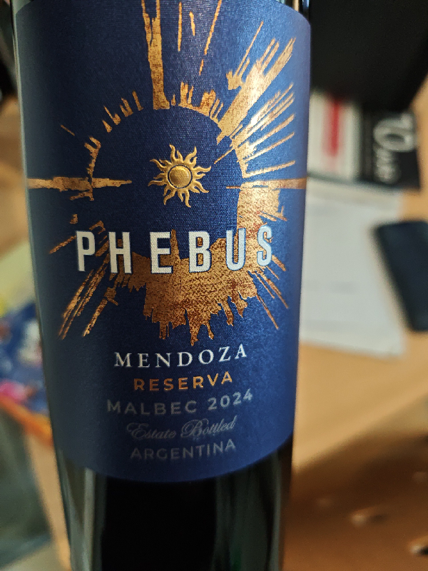 Phebus Malbec Reserva - Image 1