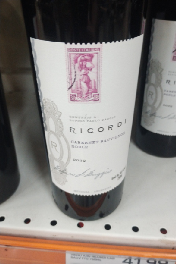 Ricordi Cabernet Sauvignon Roble - Image 1