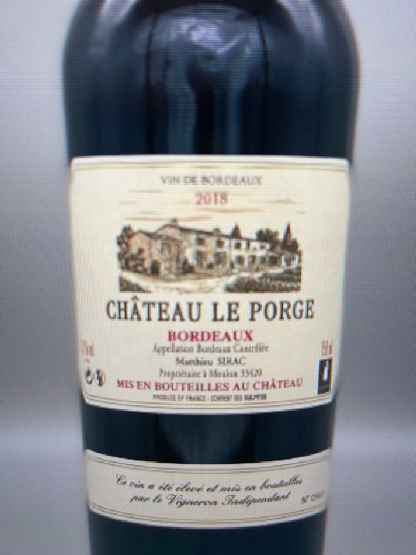 Château Le Porge Bordeaux - Image 1