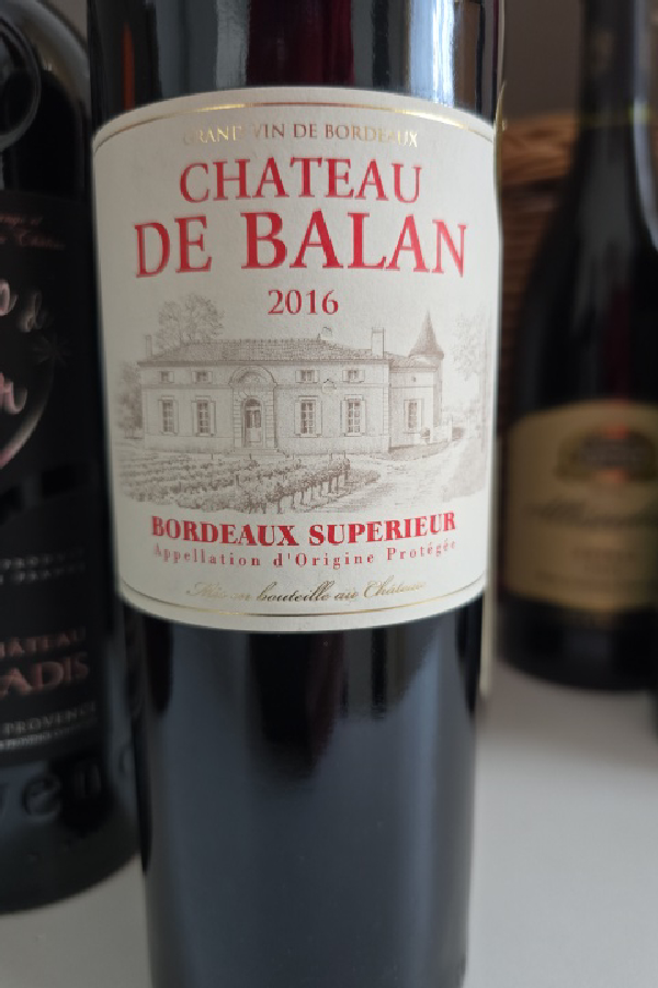 Chateau de Balan Bordeaux Supérieur - Image 1