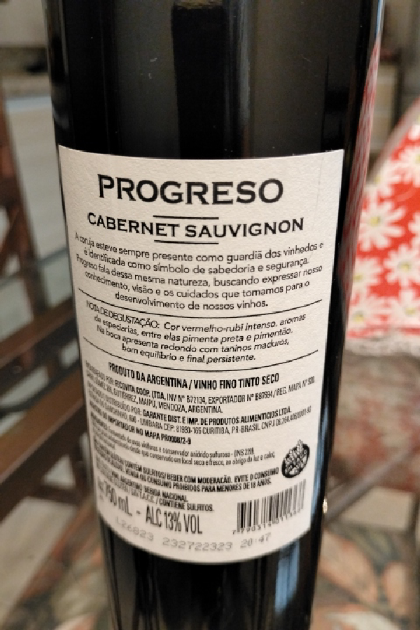 Progreso Cabernet Sauvignon - Image 1