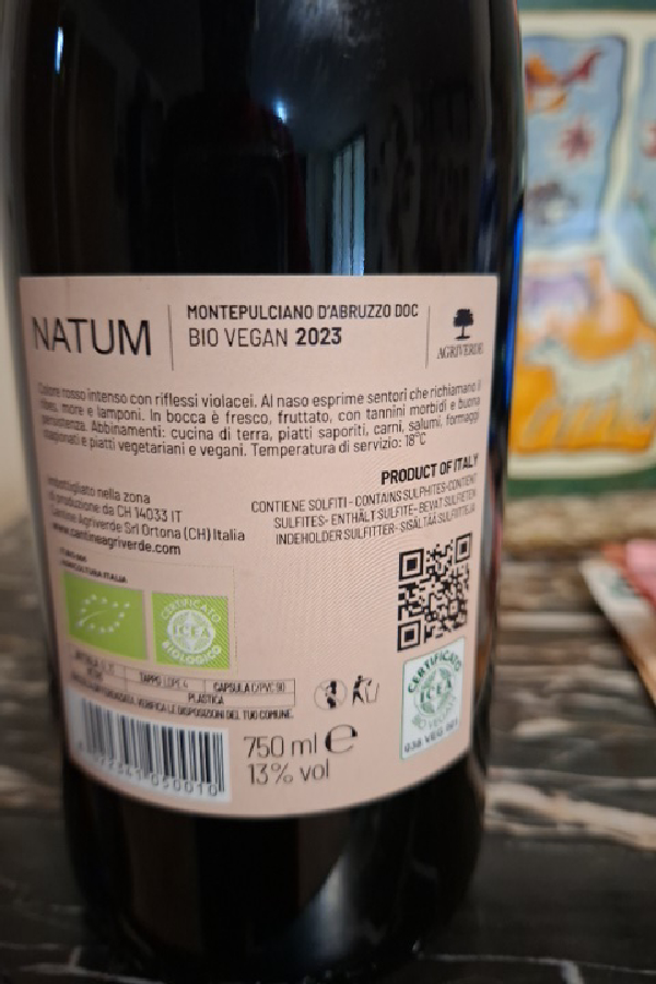Natum Montepulciano d'Abruzzo DOC - Image 1