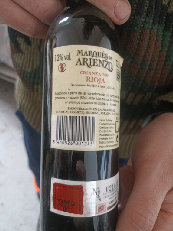 Marqués de Arienzo Crianza - Image 1